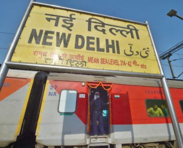 New Delhi: New Delhi-Dibrugarh special train prepares to leave the New Delhi Railway Station following the resumption of passenger train services connecting major cities, during the ongoing COVID-19 lockdown, in New Delhi, Tuesday, May 12, 2020. (PTI Photo/Manvender Vashist) (PTI12-05-2020_000238B)