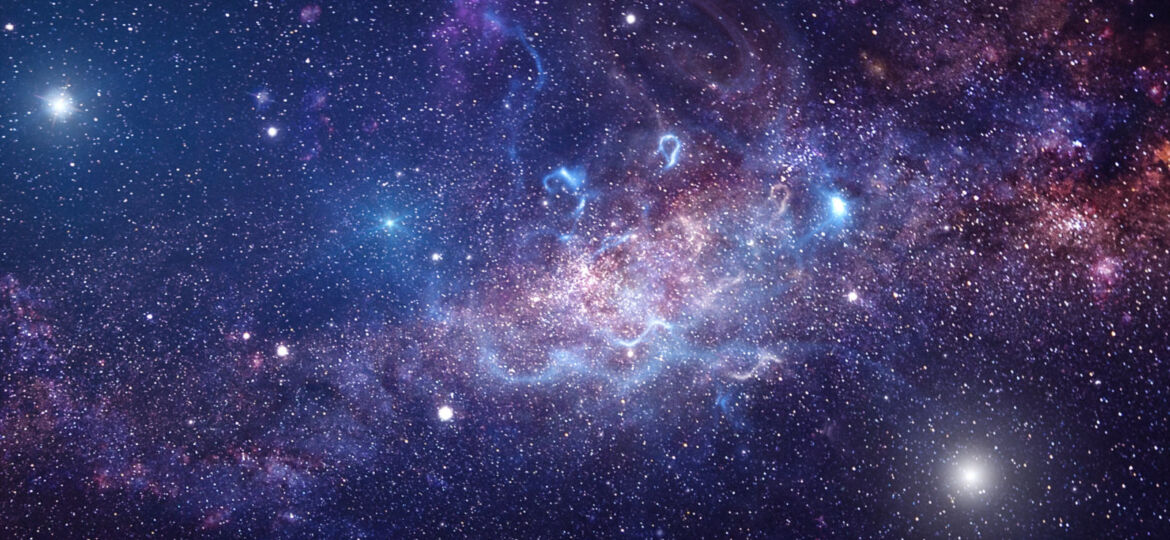 Background of galaxy and stars