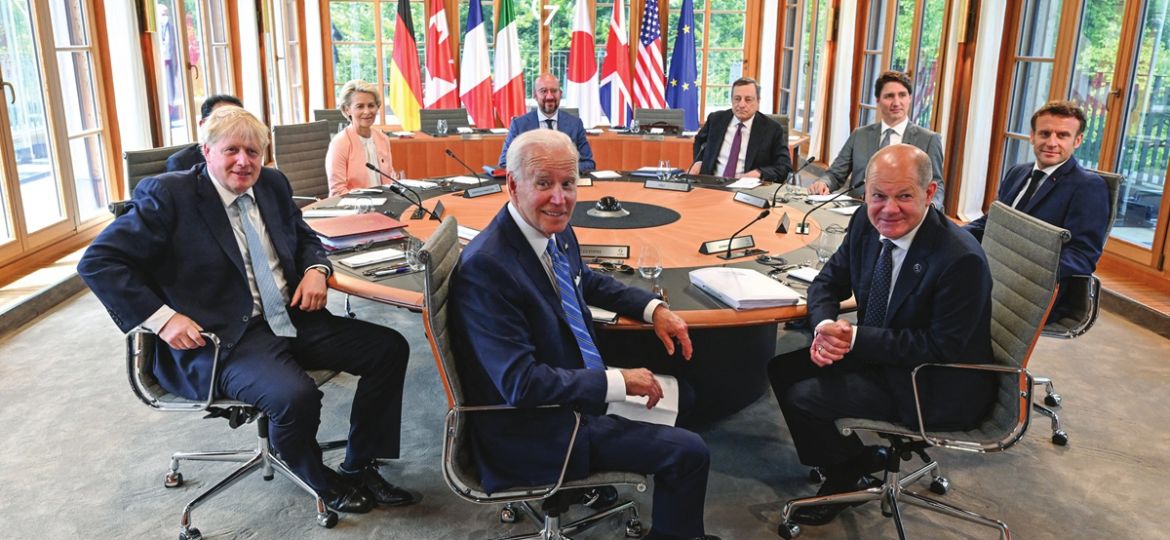 G7 Summit 2022 - first working session