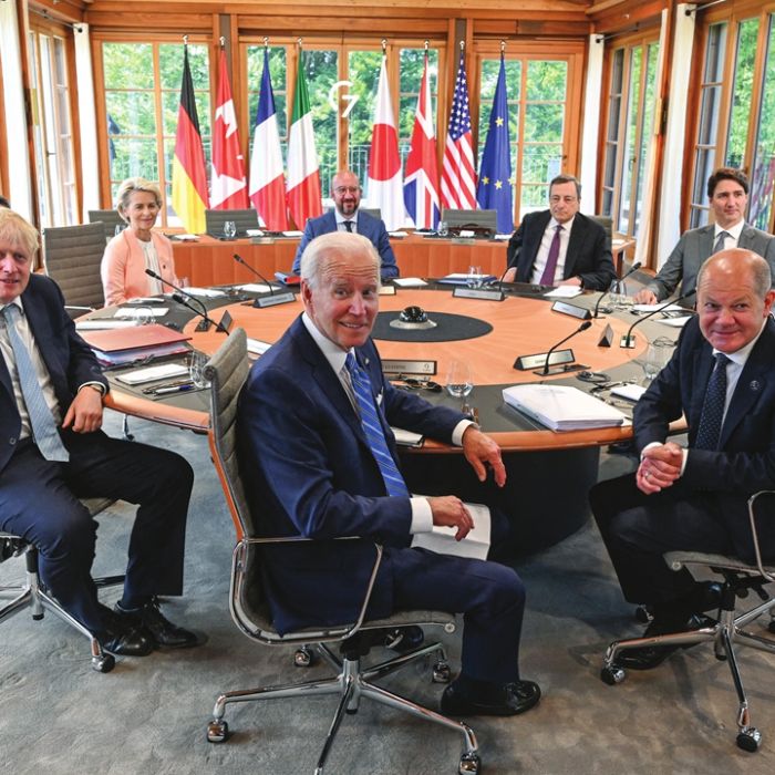 G7 Summit 2022 - first working session