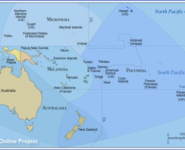 Oceania-Map