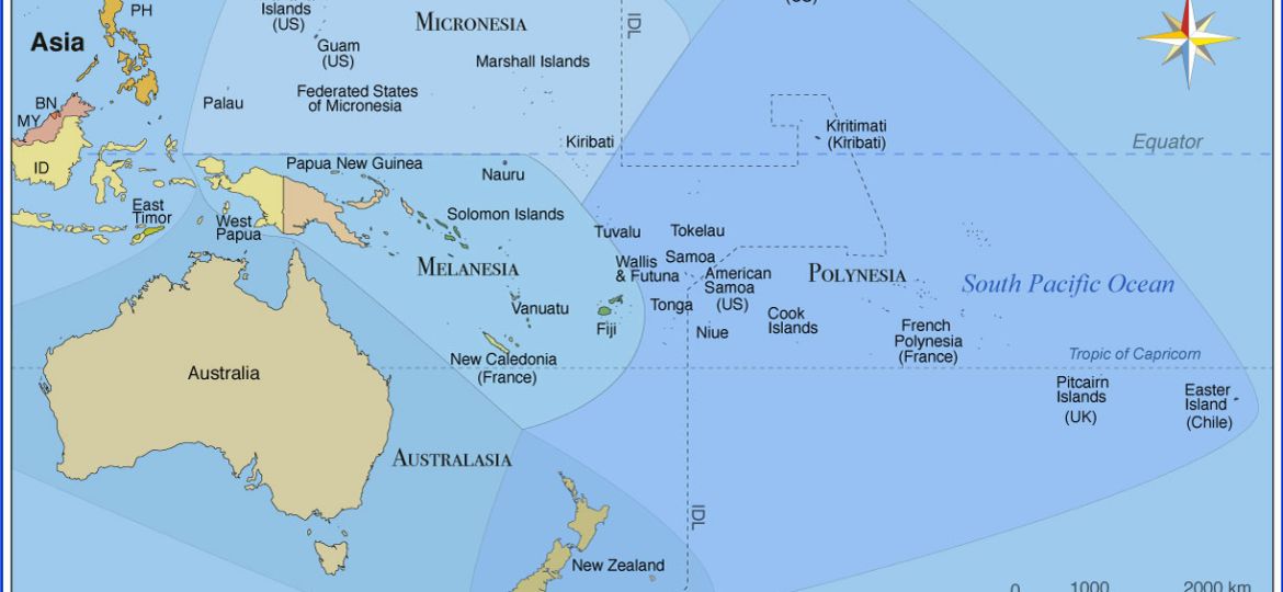 Oceania-Map