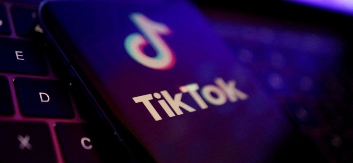 FILE PHOTO: Illustration shows TikTok app logo
