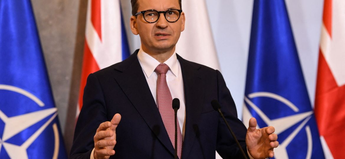 FILE PHOTO: Polish Prime Minister Mateusz Morawiecki