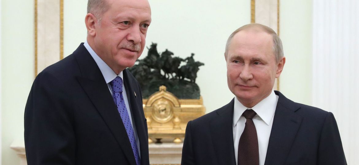 Turkish President Recep Tayyip Erdogan visits Moscow, Russian Federation - 05 Mar 2020