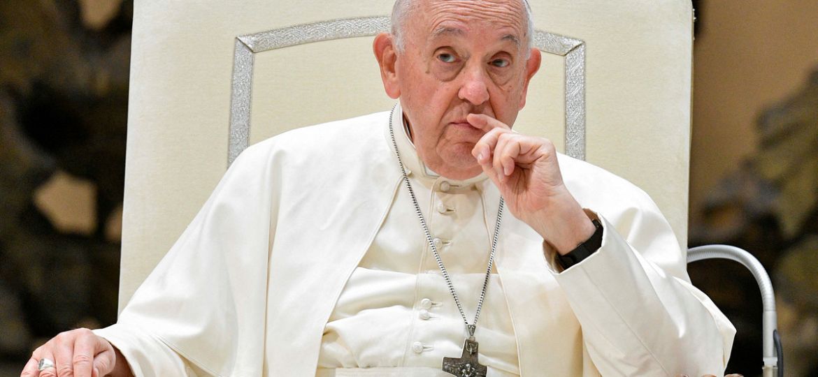 FILE PHOTO: Pope Francis holds weekly general audience at the Vatican