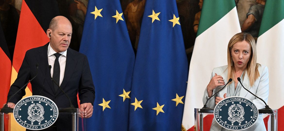 ITALY-GERMANY-POLITICS-DIPLOMACY