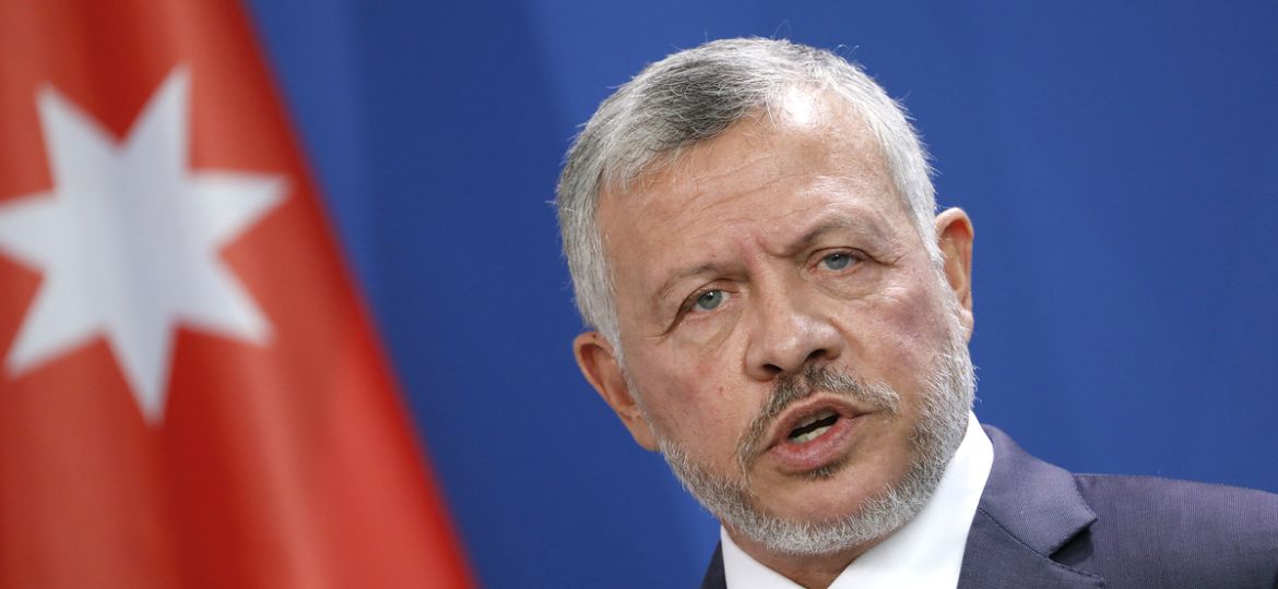 Merkel Meets With Jordanian King Abdullah