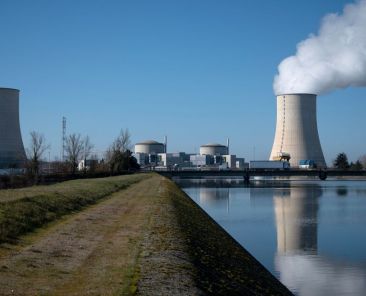 This photograph taken on February 9, 2023 shows the nuclear power plant of Golfech in the southwestern of France. (Photo by Matthieu RONDEL / AFP) (Photo by MATTHIEU RONDEL/AFP via Getty Images)