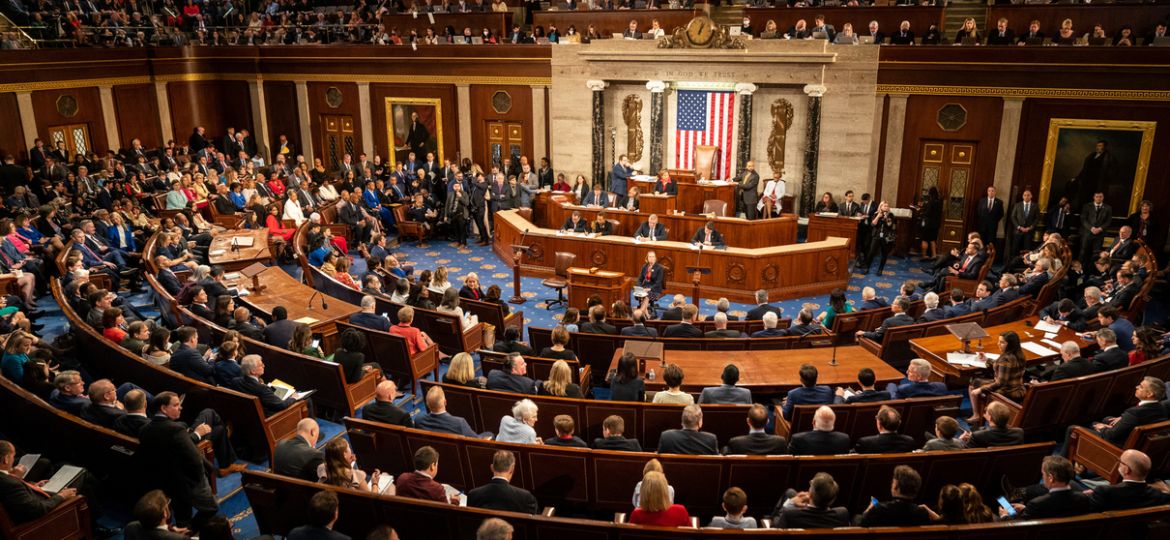 House And Senate Convene For The 118th Congress On Capitol Hill