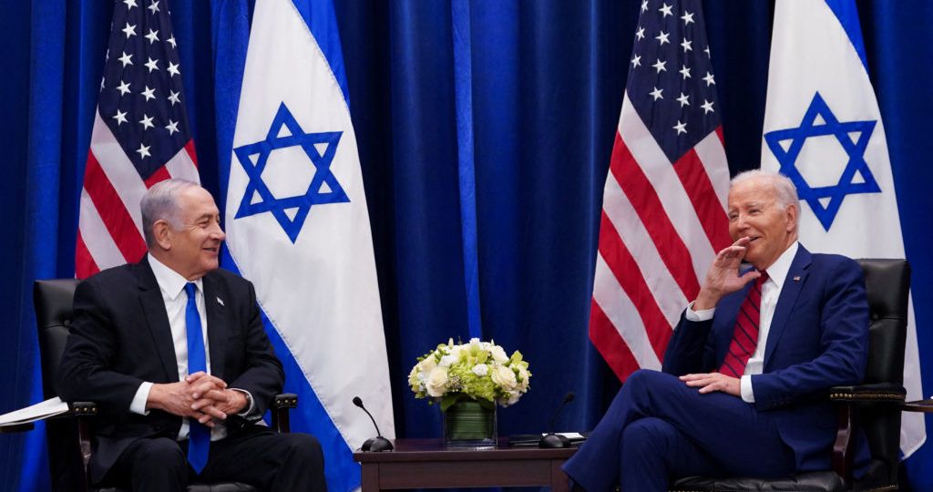 U.S. President Biden meets with Israel's President Netanyahu during UNGA in New York City
