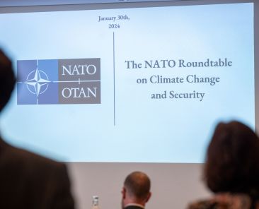 NATO hosts its annual Climate Change and Security Roundtable in Brussels, 30 January 2024.