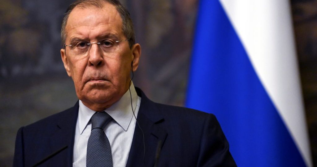 Russian Foreign Minister Sergei Lavrov attends a joint news conference with his Iranian counterpart Hossein Amir-Abdollahian, in Moscow
