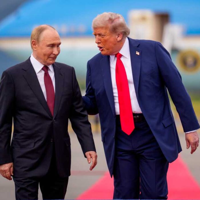 U.S. President Trump And Russian President Putin Meet On War In Ukraine At U.S. Air Base In Alaska